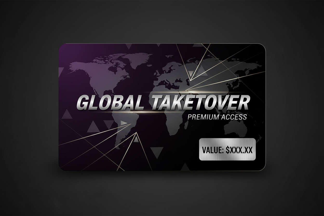 Unlimited Potential MC™ Gift Card
Global Takeover Edition